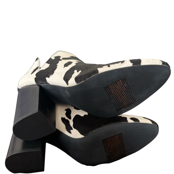 Steve Madden Calf Hair Cow Print Boots - Picture 7 of 7